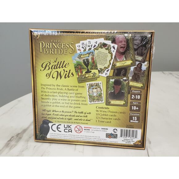 The Princess Bride A Battle of Wits Factory Sealed New Card Board Game - Picture 3 of 3